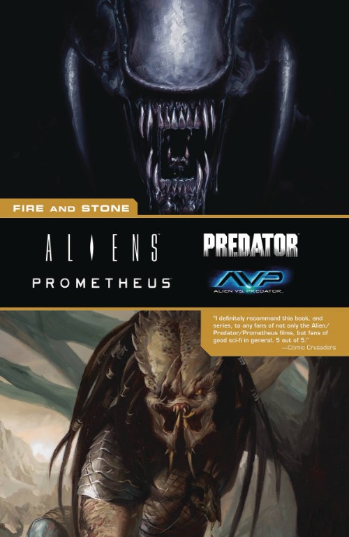 ALIENS PREDATOR PROMETHEUS AVP: FIRE AND STONE 