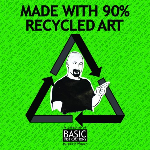 MADE WITH 90% RECYCLED ART