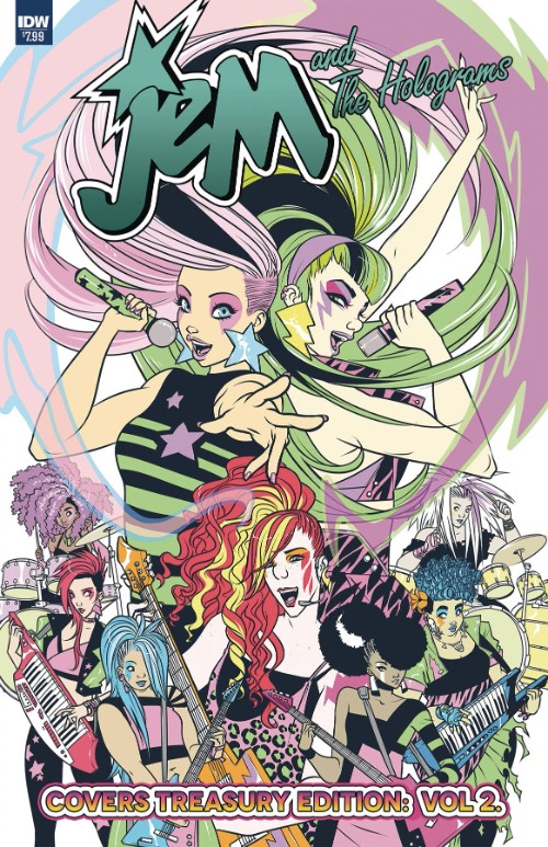 JEM AND THE HOLOGRAMS COVERS TREASURY EDITION