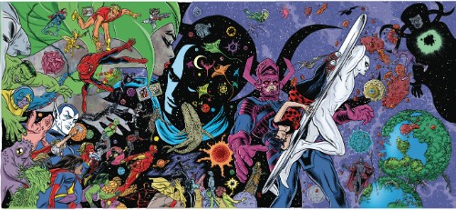 SILVER SURFER BY SLOTT AND ALLRED OMNIBUS